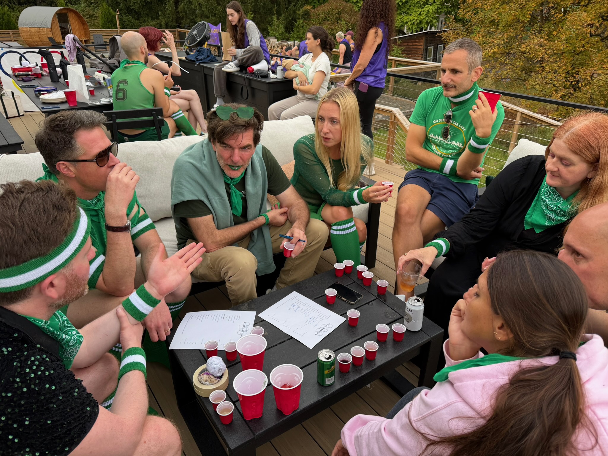 Team Green strategy session