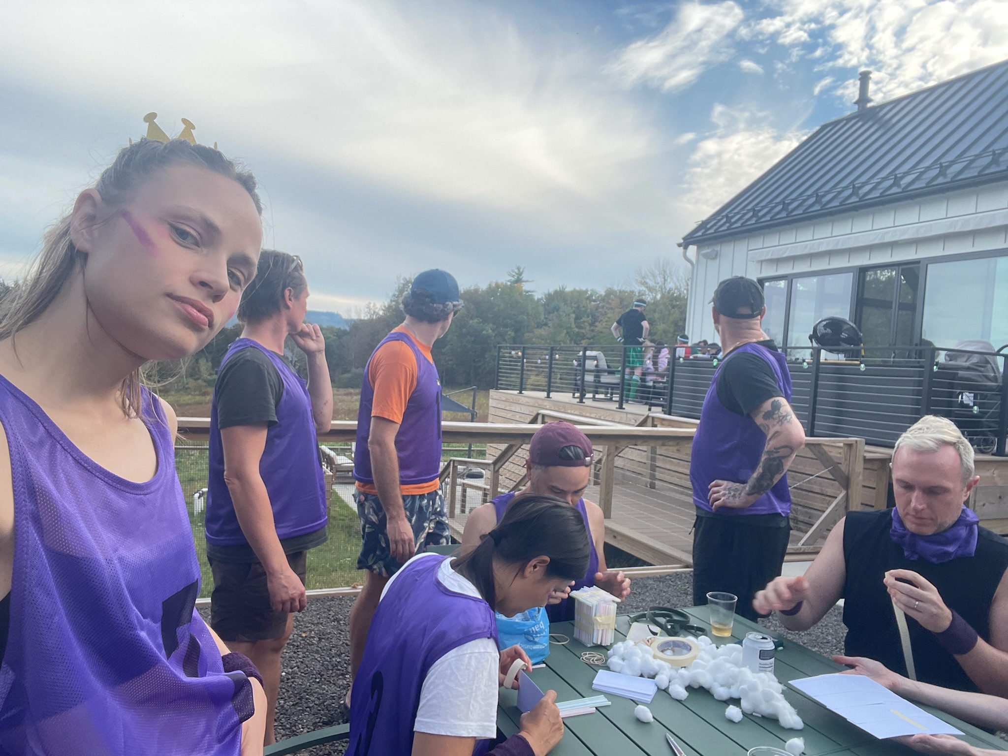 Team Purple prepping