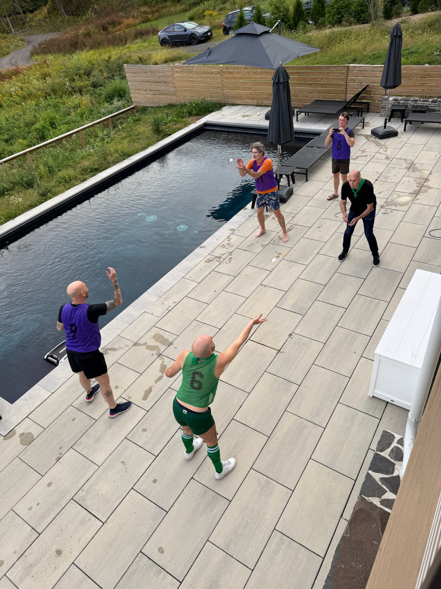 Pool deck games